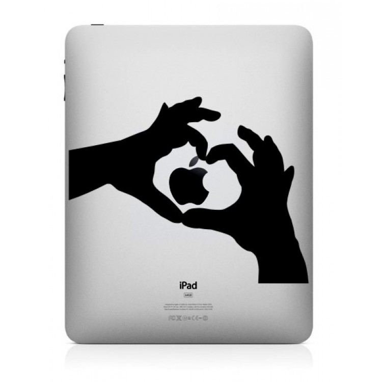 Love Apple (3) iPad Sticker iPad Stickers
